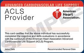 ACLS  Certificate